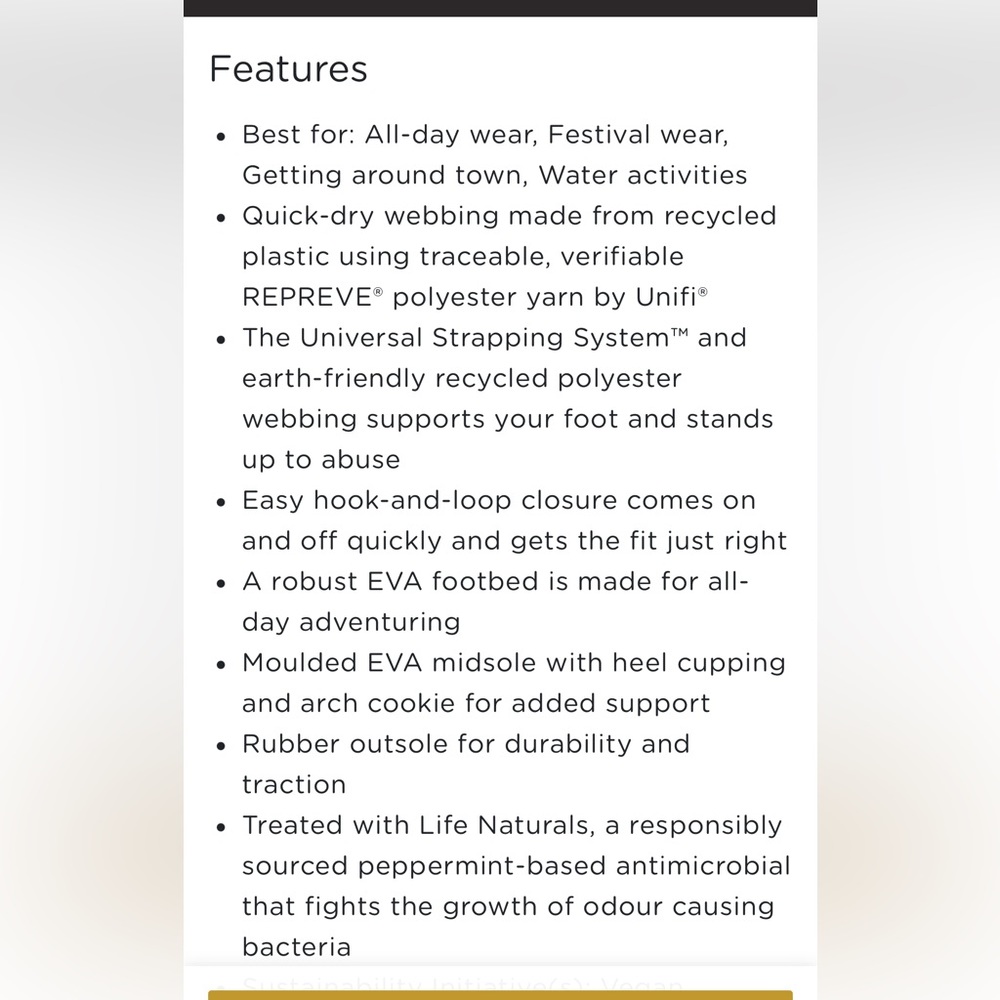 New with box, Teva Hommes sandals, size 11 - Picture 3 of 8